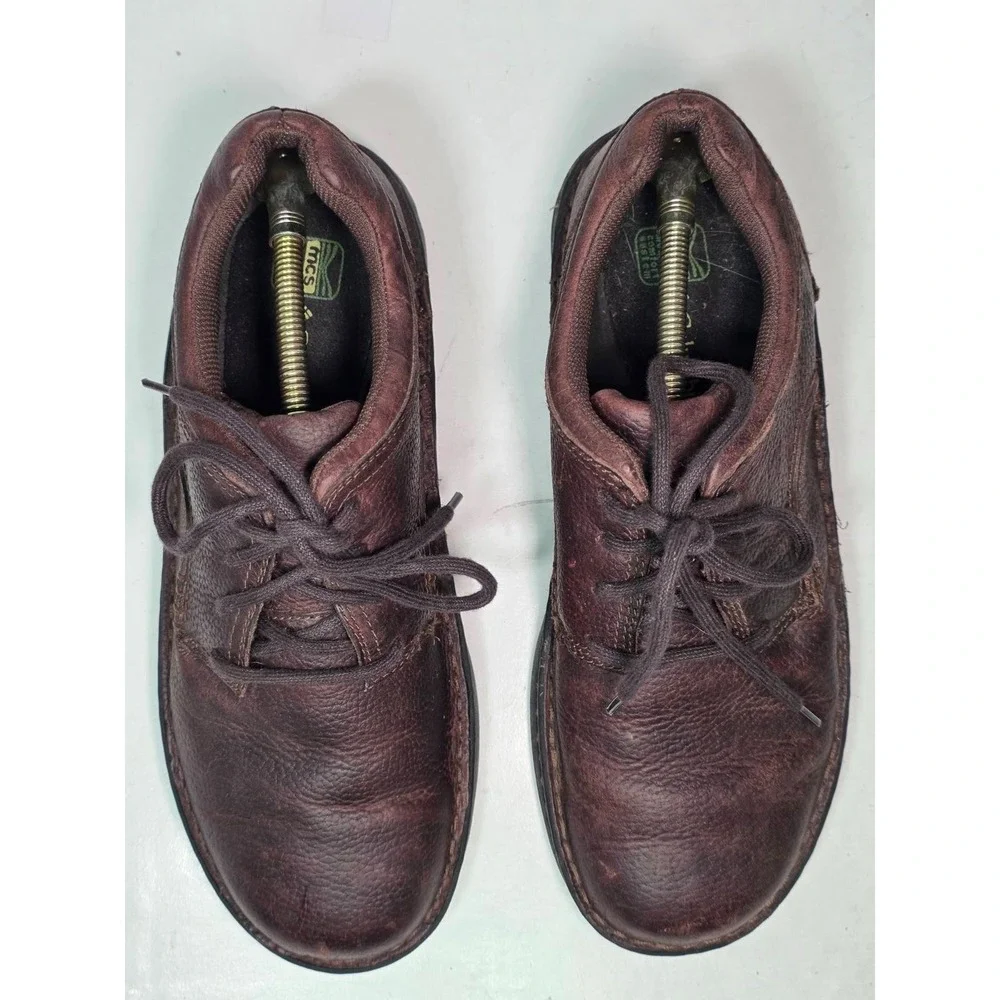 Columbia Pine Hollow Men's‎ Oxford Casual Shoes Size 9.5 Brown Leather Memory